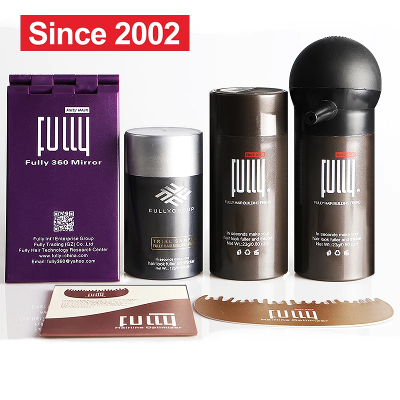 FULLY GMP Factory Fibras Capilares Completely Conceals Hair Loss in 5 Seconds Hair Fibres