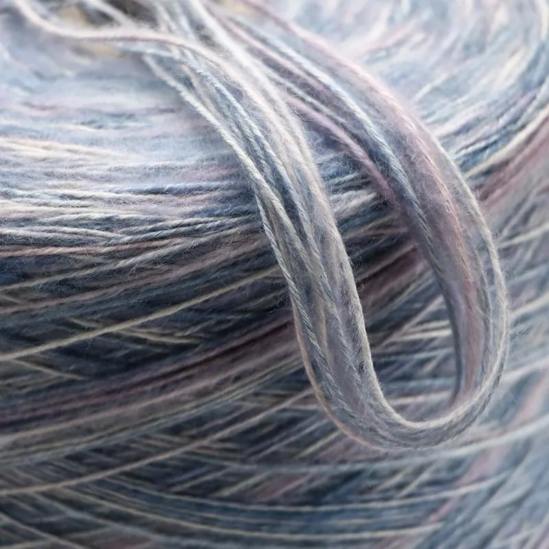 rainbow line cotton yarn soft acrylic & cotton blended knitting and crochet yarn with diy woven handbag crochet yarn