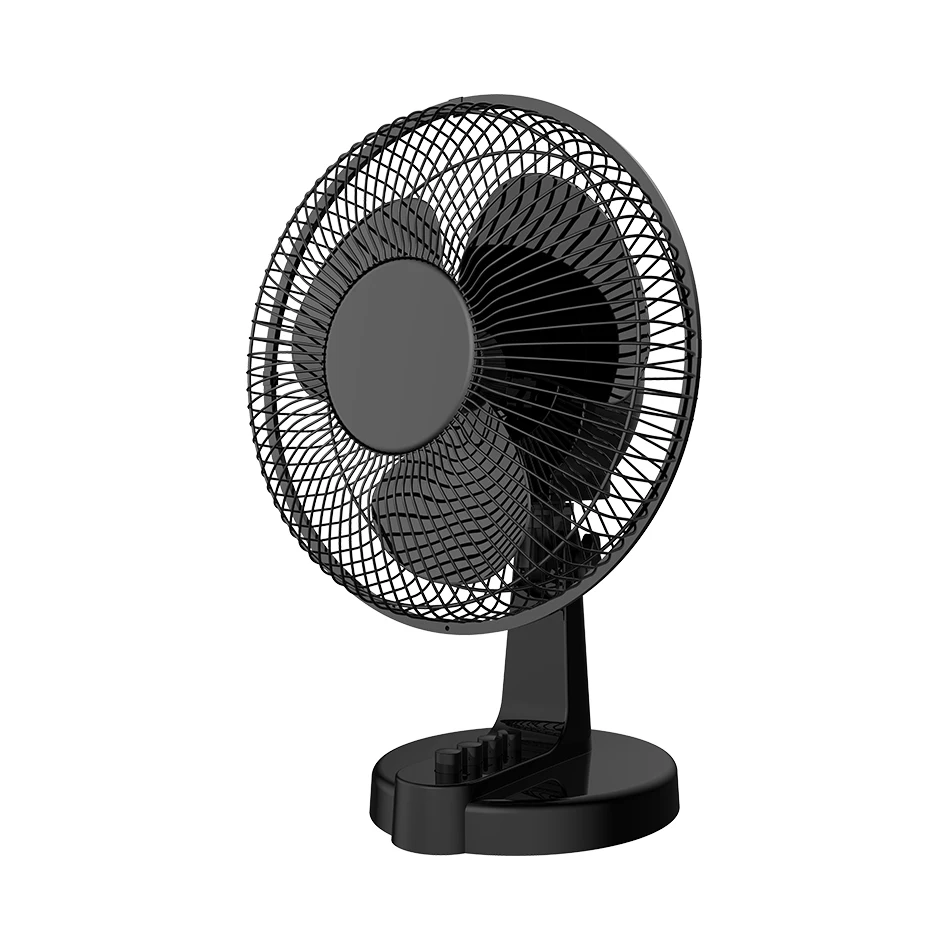 LONTOR 14 Inches 9 Speed Setting Rechargeable AC/DC Table Fan Standing Fan CF075-18-C