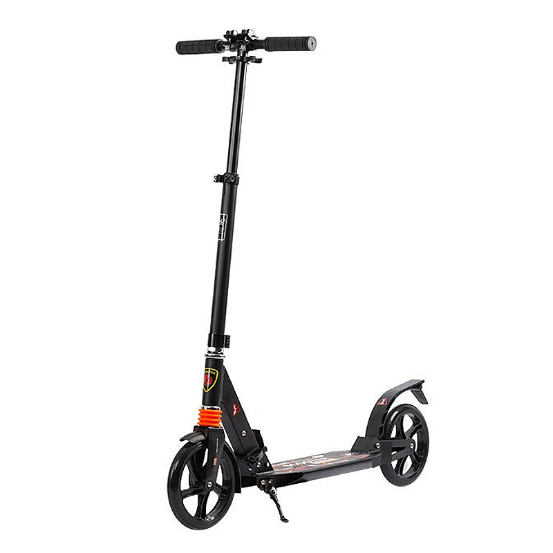 200MM  Big 2 wheels aluminum foldable adult kids kick foot scooter