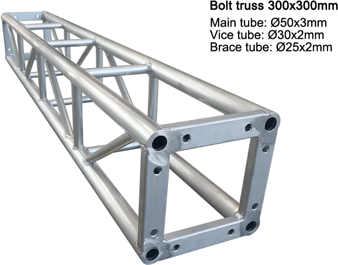 aluminum stage frame truss structuretruss for led screen led stand truss aluminum light dj truss stage