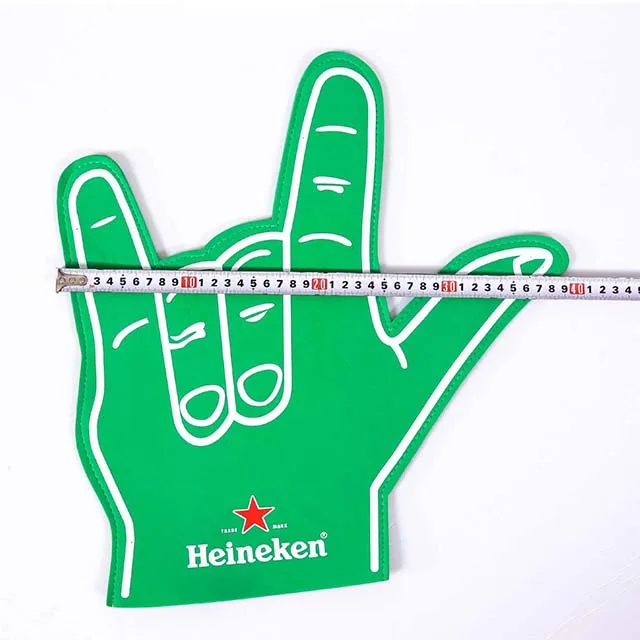 2024 custom Professional Big EVA/Sponge Foam Cheering Foam hand Custom Logo foam finger