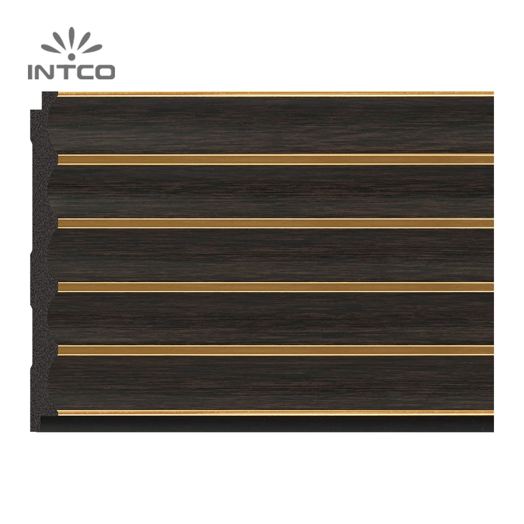 Лидер продаж, простая установка, молдинг, водонепроницаемая декоративная настенная 3d-панель для ванной комнаты INTCO, пластиковая панель