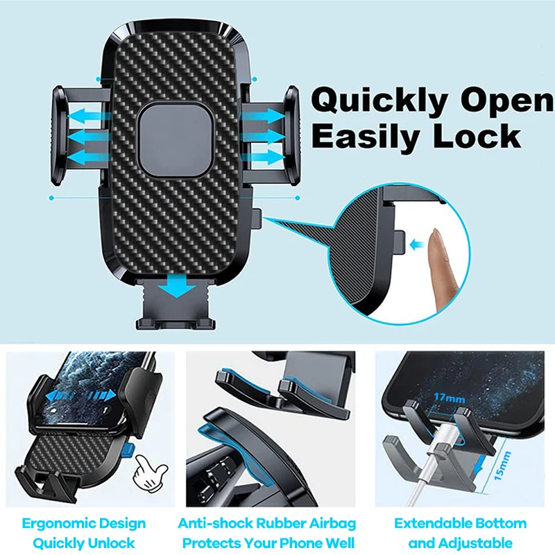 2022 New Design Custom Oem Odm Universal 360 Degree Rotating Car Cell Phone Holder