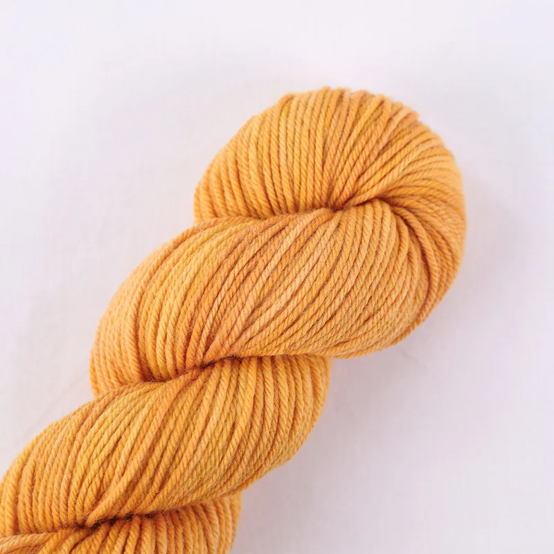 100g/hank 2S 4PLY 100% Merino Wool Mid Chunky Yarn For Hand Knitting Crochst Handcraft