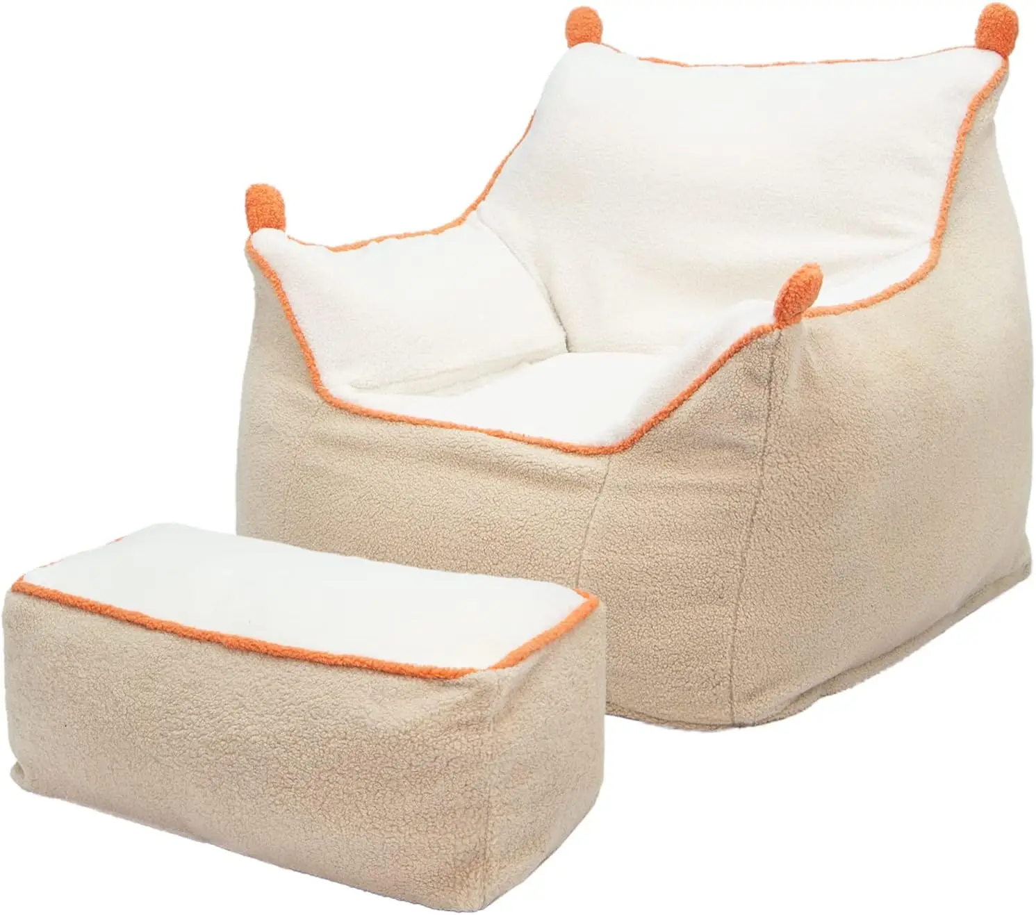 Lazy Sofas Cover Chairs Lounger Seat Living Room Beanbags One Seat Sofa bed