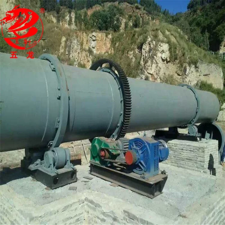 Latest Design of Chinese small hot air rotary drum dryer machine plant price