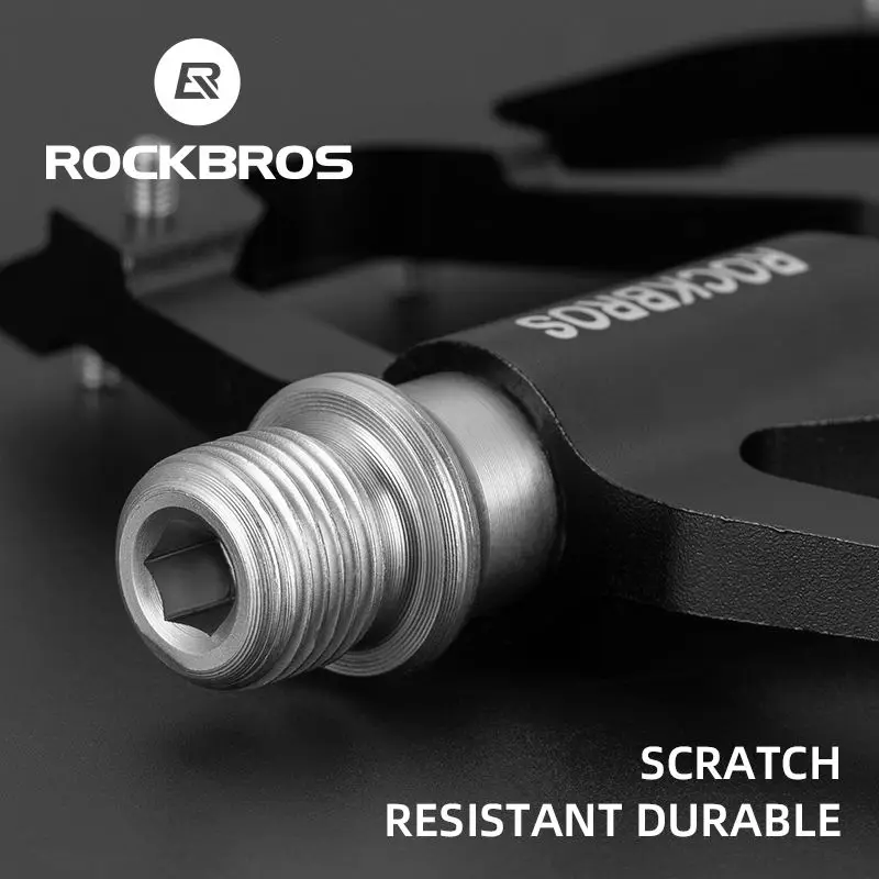 Велосипедные педали RockBros платформа с подшипником из магниевого титана для горных и шоссейных велосипедов велосипедная педаль BMX
