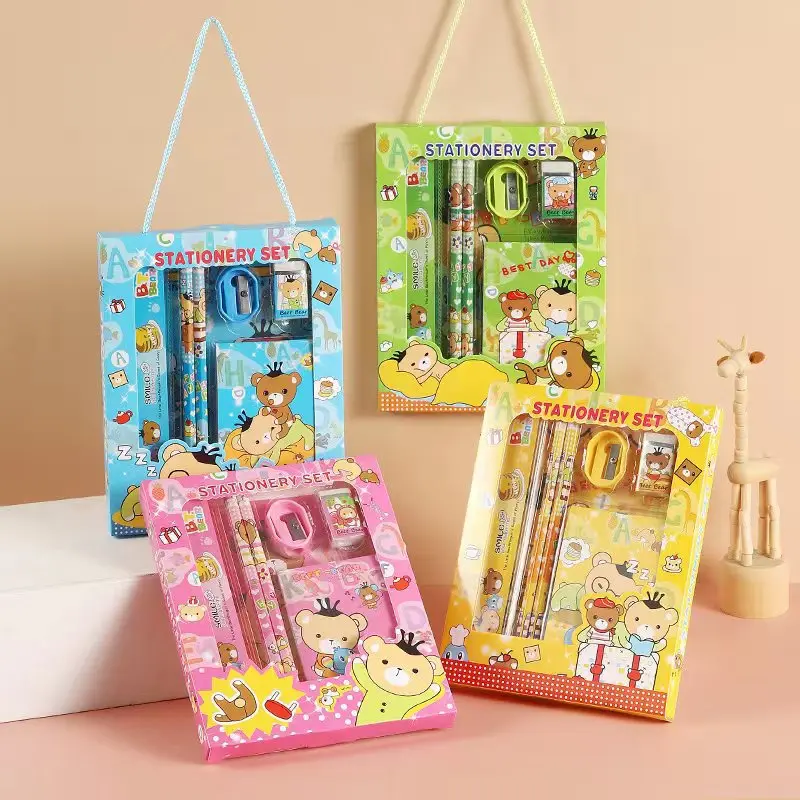 High Quality School Supplies Back To School Stationery Wholesale Office Stationery Set Kid Stationery School Supplies Wholesale