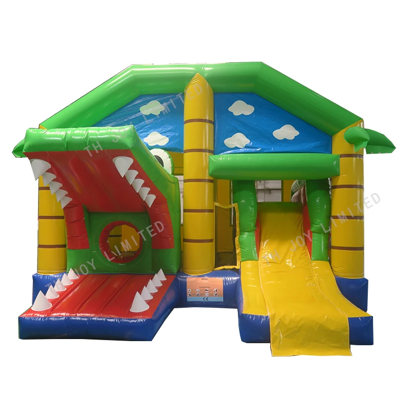 5x4x3.5mh Inflatable Bounce House Outdoor Inflatable Crocodile Jumping Castle For Kids Castle Inflatable For Rental