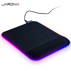 ILLUMINATED Wrist Mouse Pad Gaming Mouse Mat with Backlit RGB Computer Mousepad JARONX
