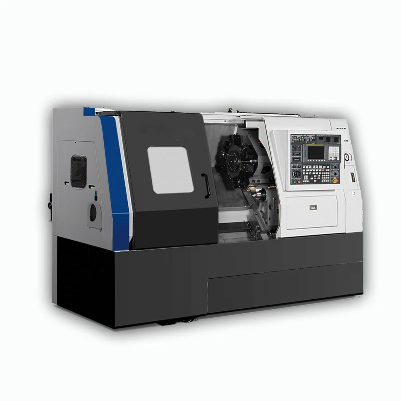 Metal Parts Processing CNC Lathe Machine With Live Tool Turret