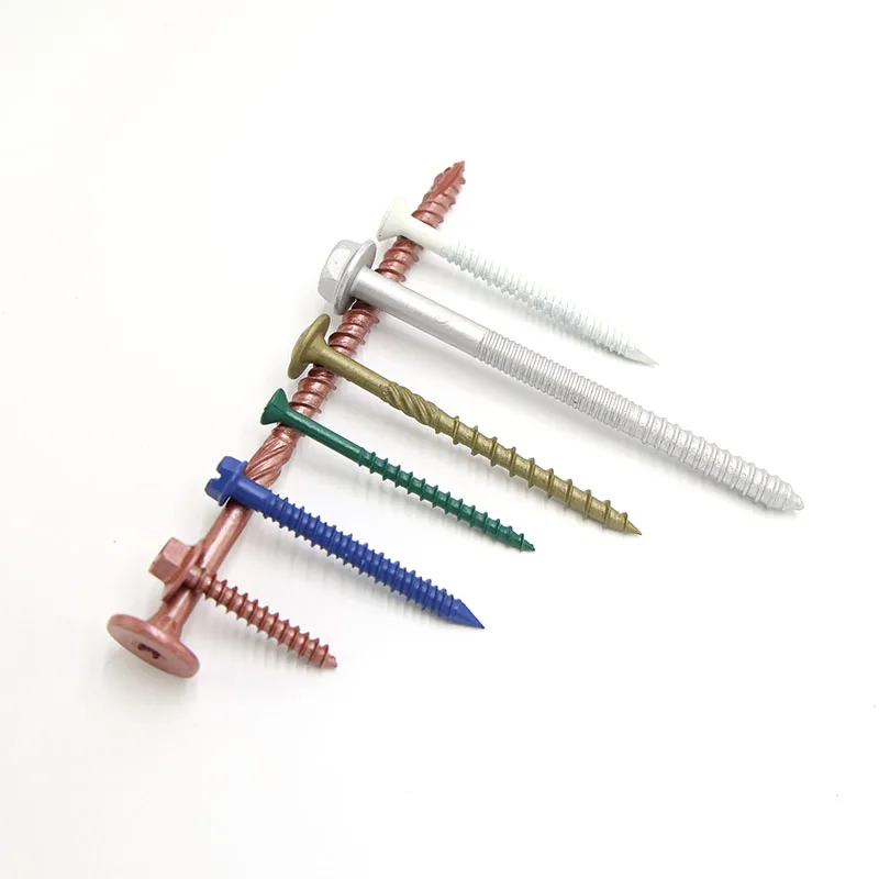 Stainless Steel Simpson Hexagonl Head,  Countersunk Head Plastic Anchors For Concrete Screws
