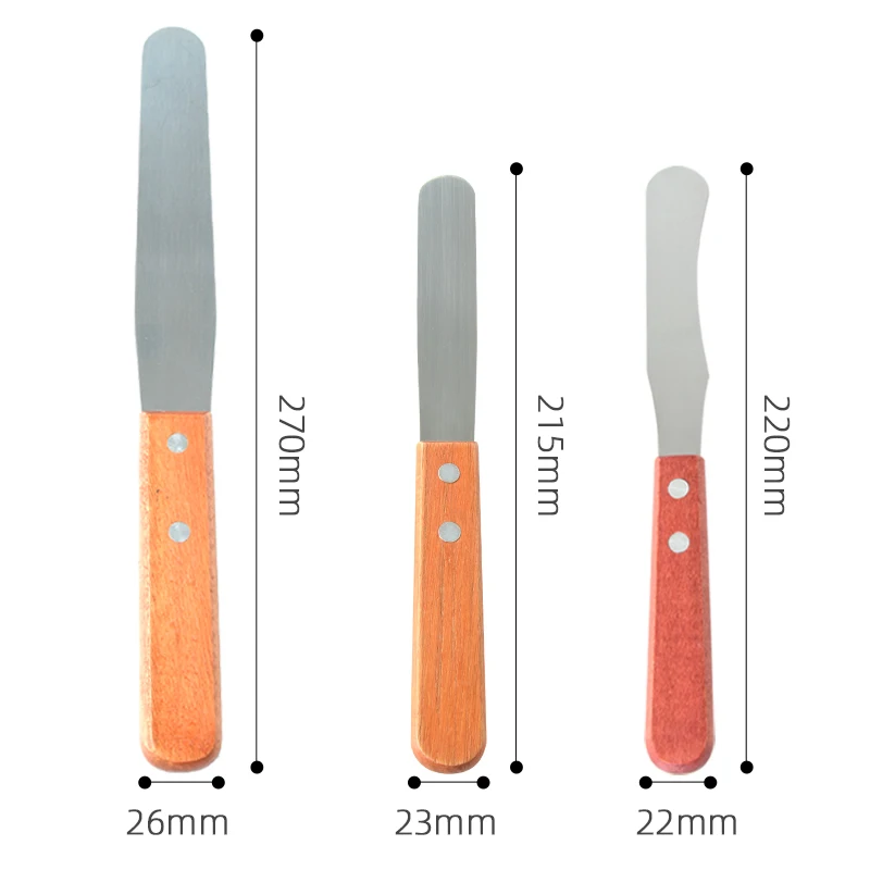 Waxkiss Hot Sale Professional Stainless Steel Wax Spatula Body Hair Removal Sticks Cosmetic Spatula Waxing Wooden Wax Spatulas