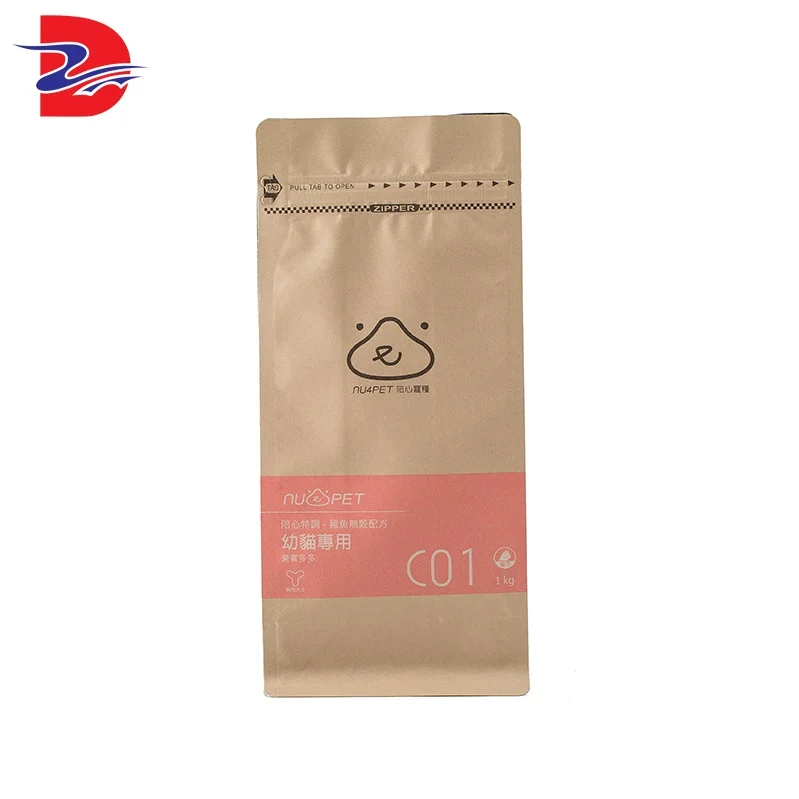 3 Ply Kraft Custom Tape Protein Spice Packaging Brown Paper Potato Cement Paper Bag