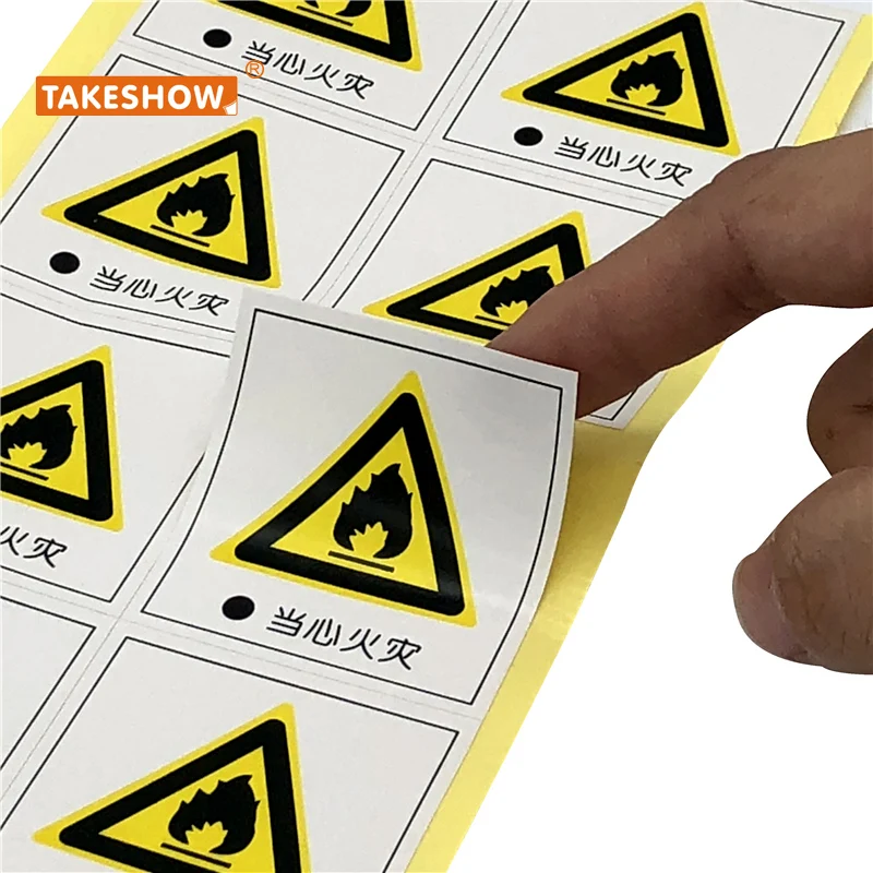 Fragile dangerous chemicals goods warning sticker label