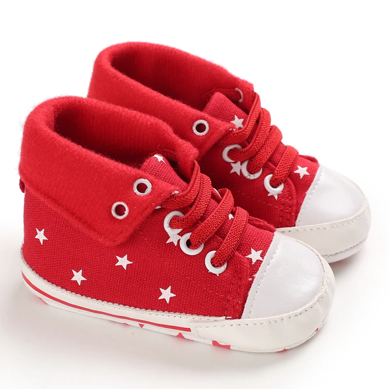 
wholesale canvas toddler first walkers girl baby shoes in bulk printed 