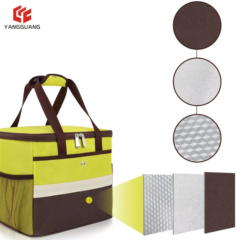 Wholesale Custom Logo Promotional Reusable Lunch Thermal Bag Food Delivery Insulated Bags