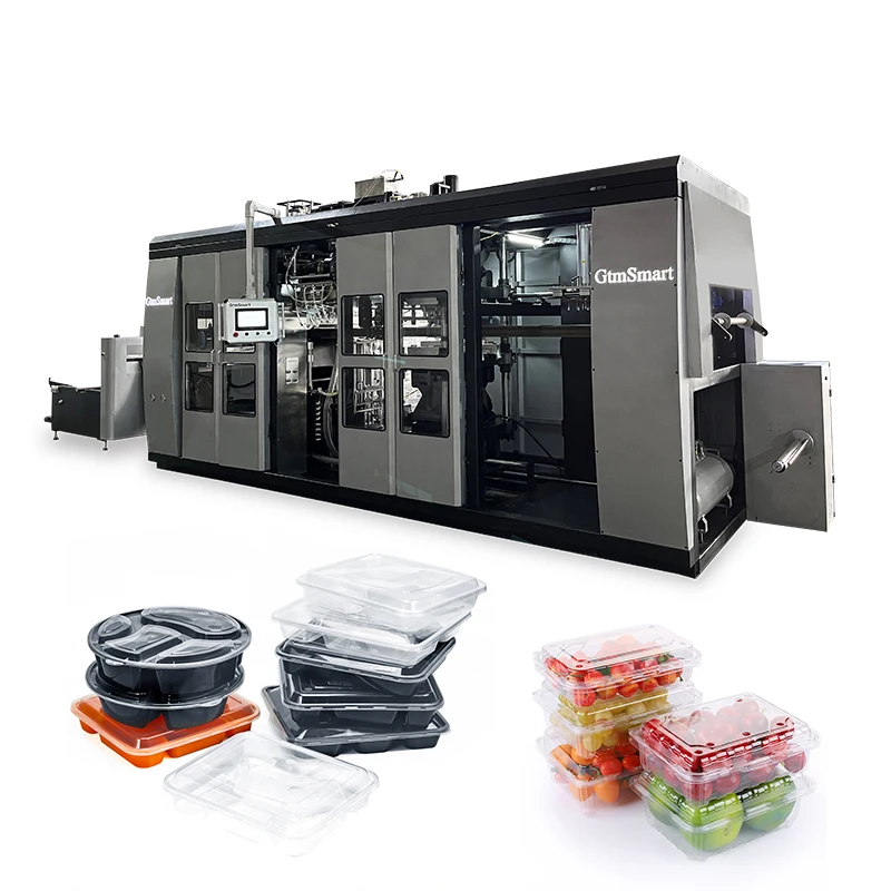 Thermoforming Plastic Machine Food Container Disposable Plates making Machine
