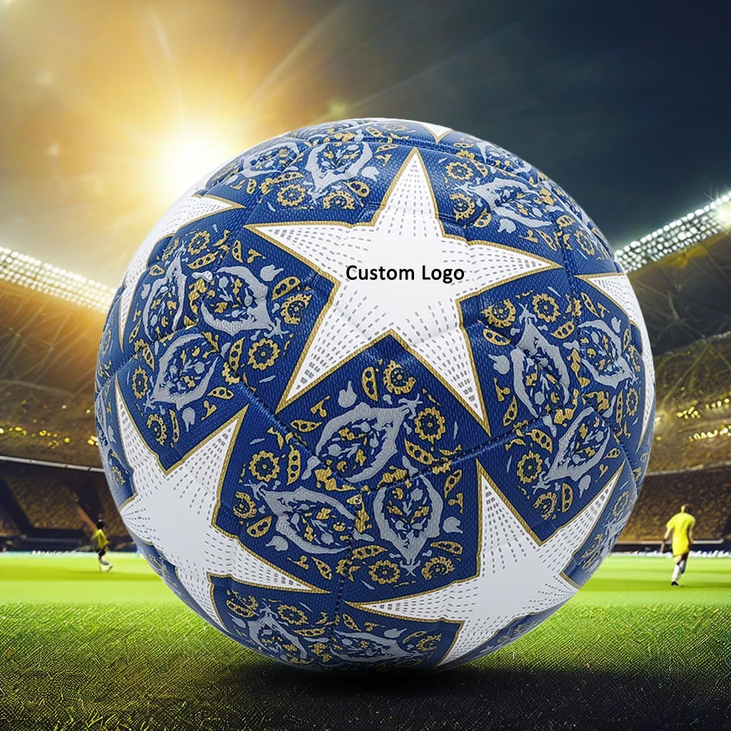 OEM / ODM Size 5 Official Soccer Balls PU Leather with Custom LOGO Football for Training Football