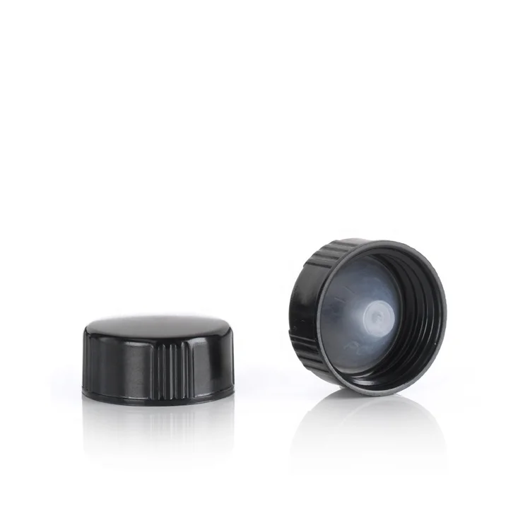 22-400 Phenolic Cap With PE Cone Liner BLK