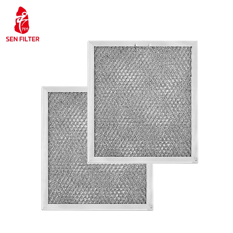Настраиваемый Размер кухонной плиты, металлическая вытяжка, фильтр для смазки, фильтр для микроволновой печи