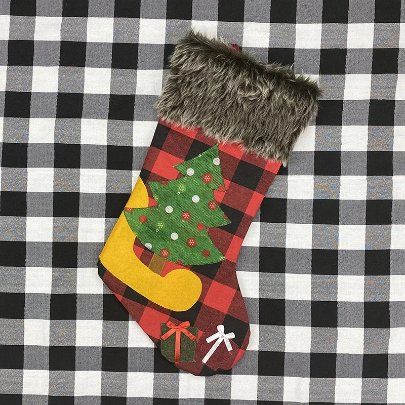 Christmas Santa Stocking for Party Decoration Gift
