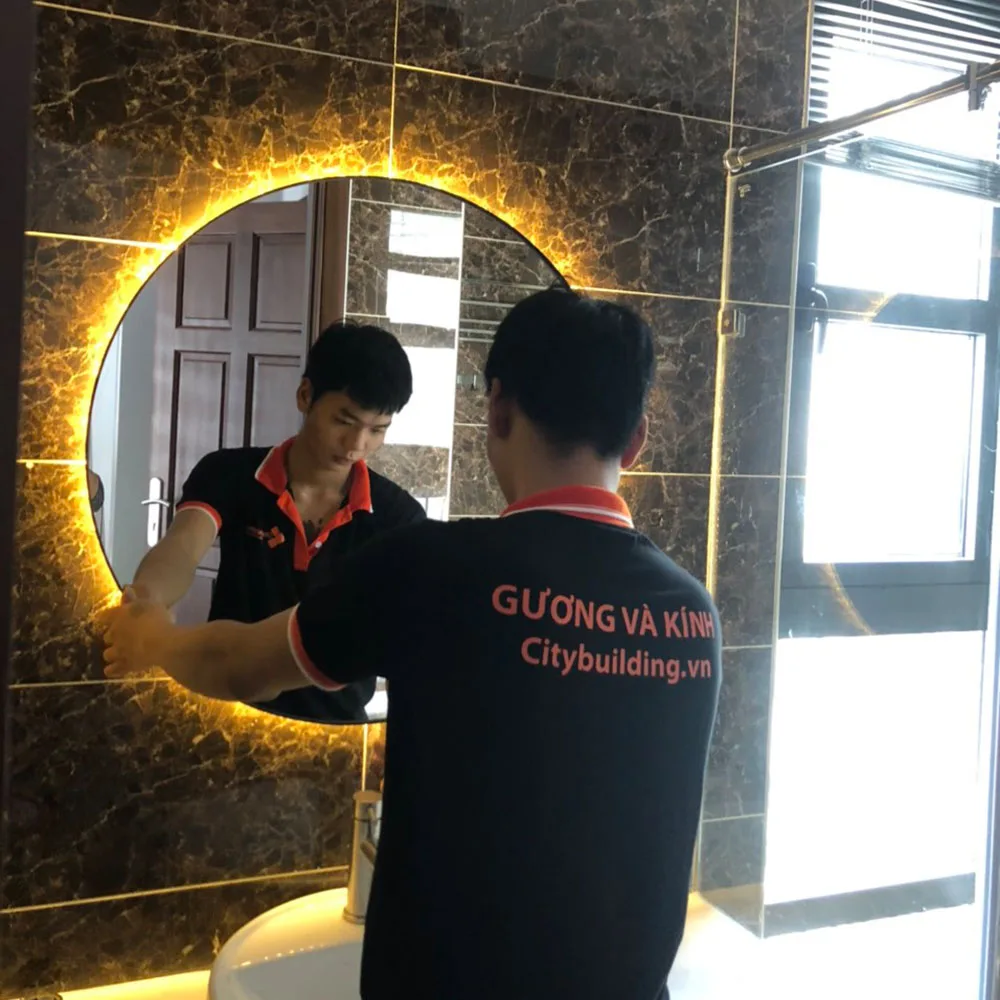 
High Standard Large Bathroom Mirror Citybuilding CBJ 3469CL 