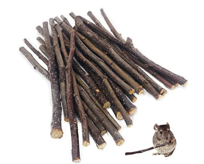 Apple Sticks Pet Chew Toys Chinchilla Guinea Pigs Rabbits chew toy