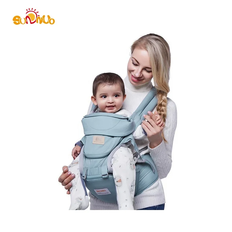 SUNNUO Ergonomic Baby Carrier with Hip Seat Soft & Breathable Baby Carriers