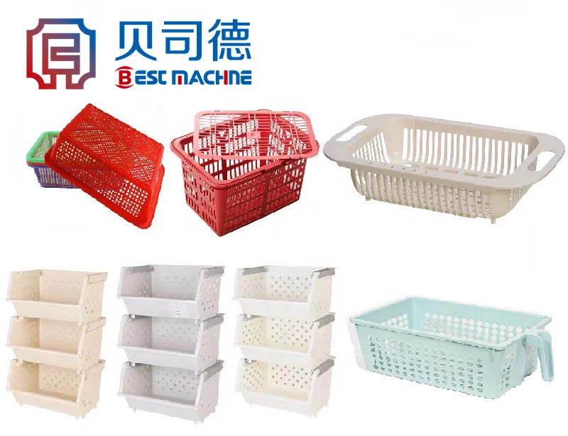 full automatic 385ton Plastic for food  storage basket shelving units injection  molding making machine