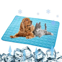Honden koelmat High Quality Breathable Soft Dog Pet Cooling Mat Pad for Kennel Sofa Bed Floor Pet Cooling Mats Pad for Dogs