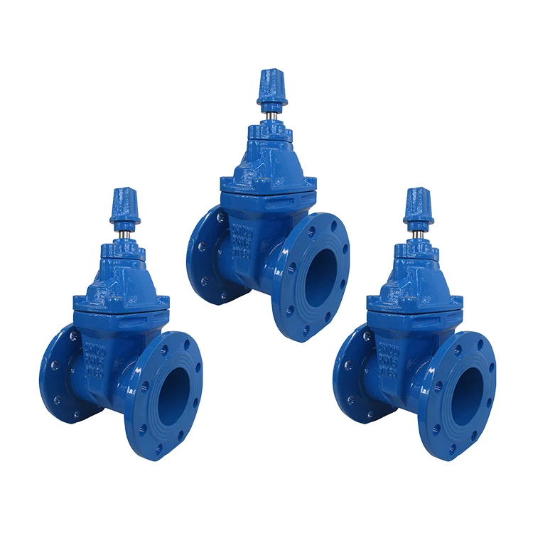 
MADE IN CHINA PN10 PN16 Z45X BS5163 Soft Seal flange ductile iron gate valve with square head 