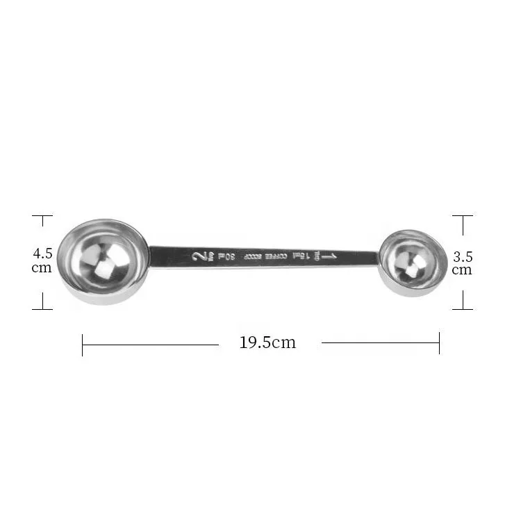 stainless steel coffee scoop