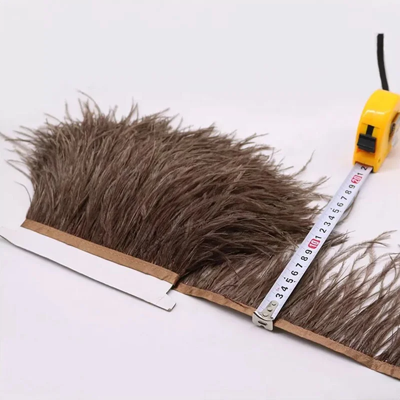 Custom Color Ostrich Fringe Trim Feather Millinery Carnival Supply