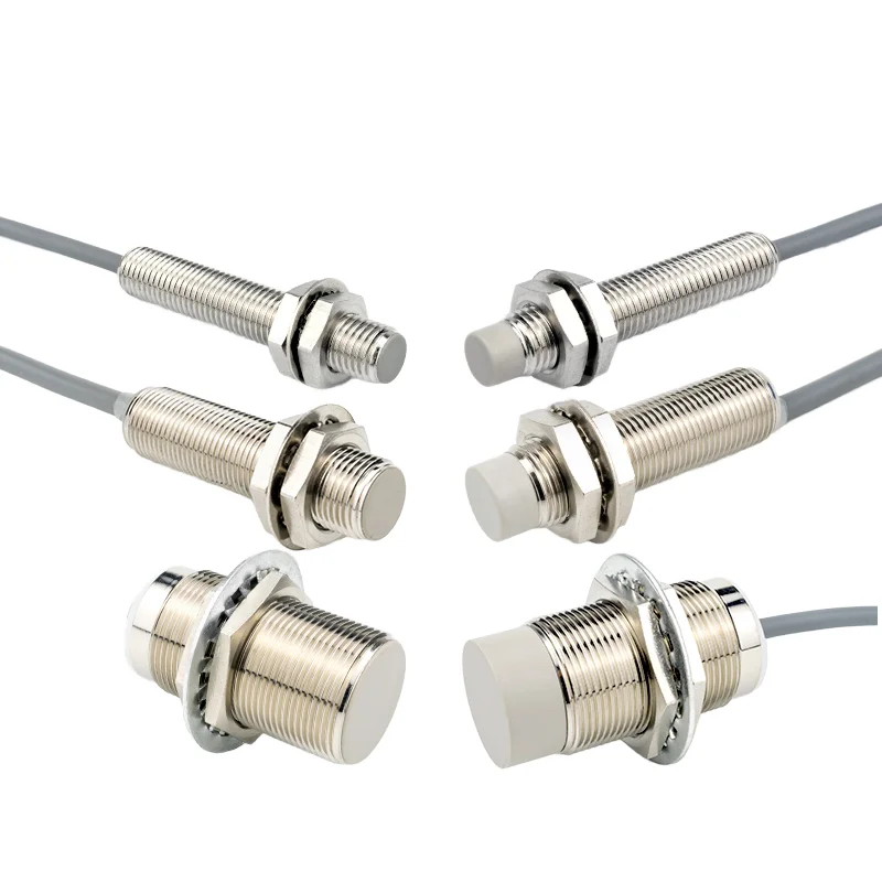 JIMOU 20-250V AC 2 wire proximity switch inductive sensor M12 M18 M30 series inductive proximity sensor