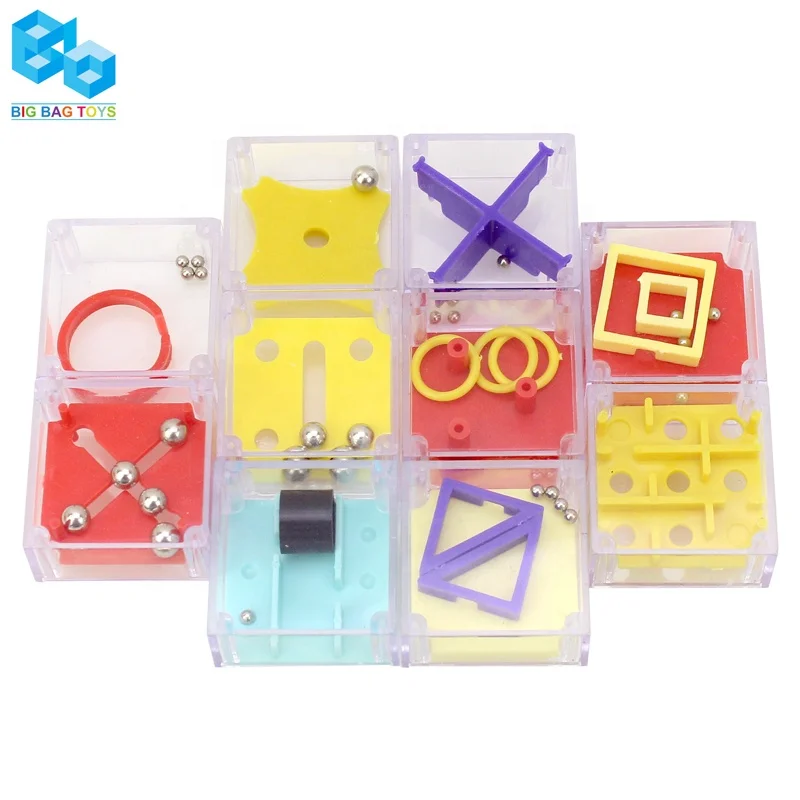 Kids Educational Toys small size 3d maze puzzle game cube toy