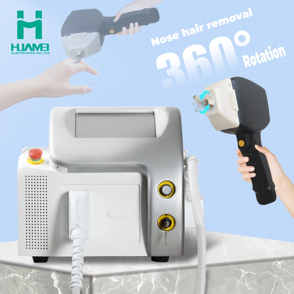 Cloud Computing 2023 808nm Diode Laser Ice Titanium CE TUV ISO Hair Removal Diode Laser 1600-2000W 755 808 940 1064nm 4 waves