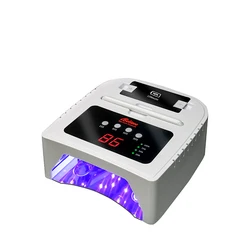 66W portable ibelieve gel uv led cordless nail lamp with removable battery