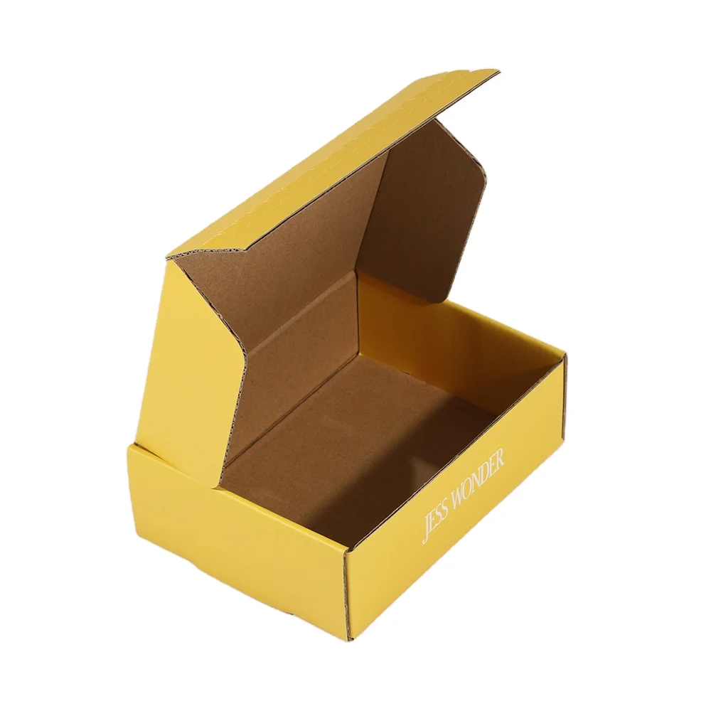 Custom logo printed corrugated wholesale color shipping box