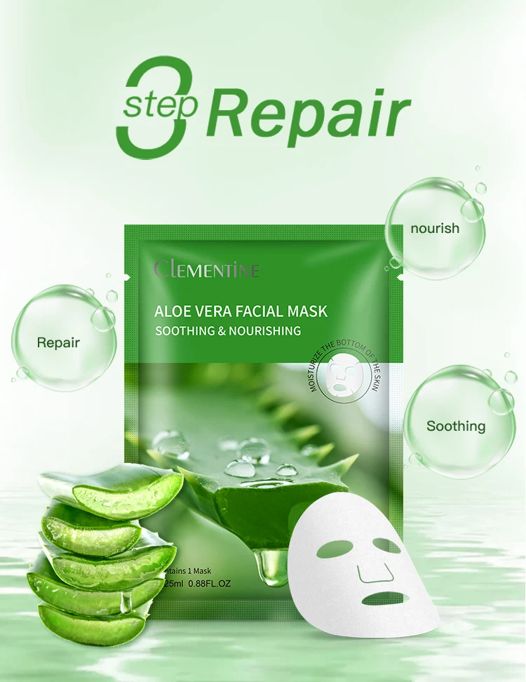 Custom Private Label Korean Whitening Moisturizing Face Maskss Fruit Beauty Face Mask sheet Sheetmask Skin Care Facial Mask