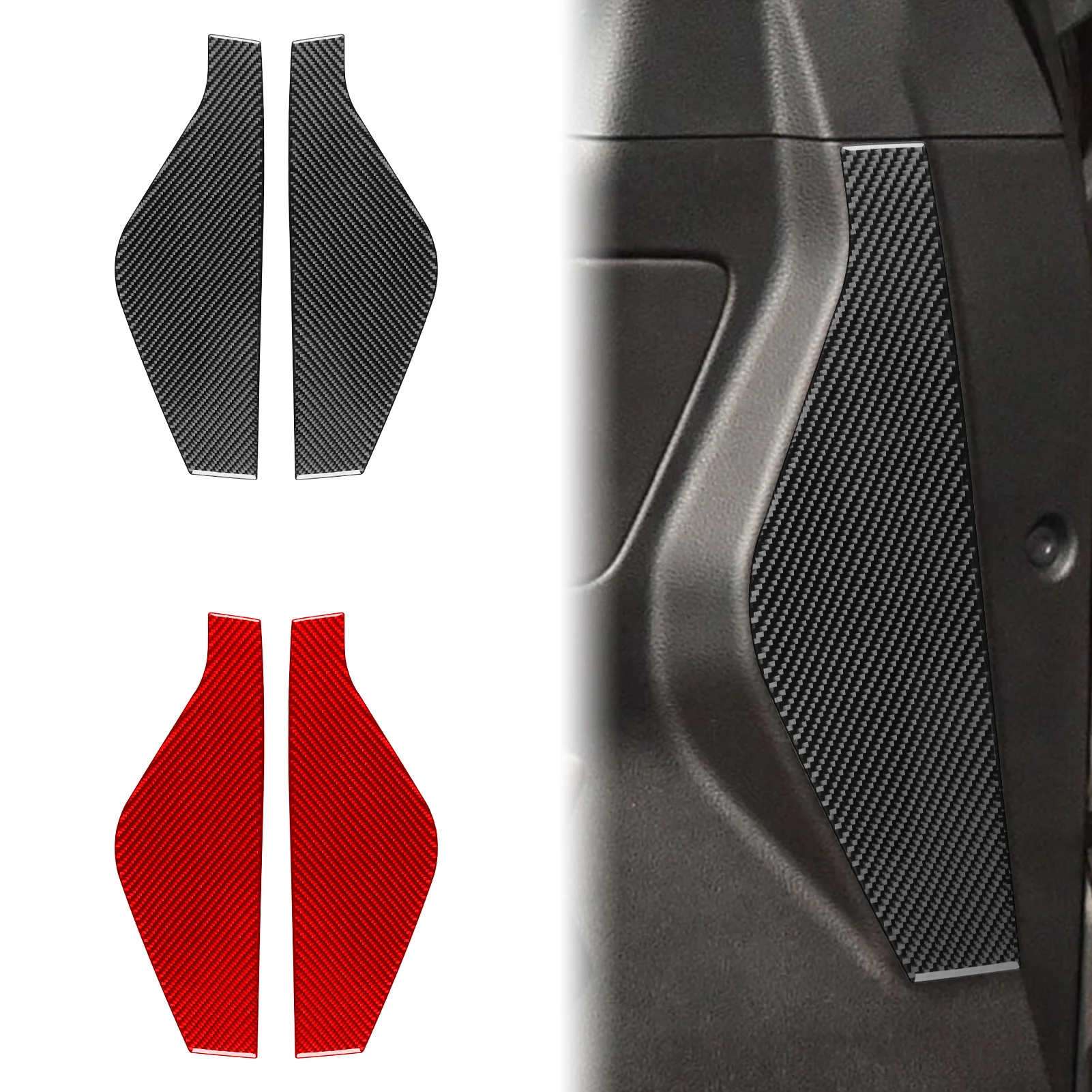 2022 2023 2024 Toyota Tundra Sequoia Carbon Fiber Sticker Luxury Design Carbon Fiber Car Styling Accessory Body Stickers
