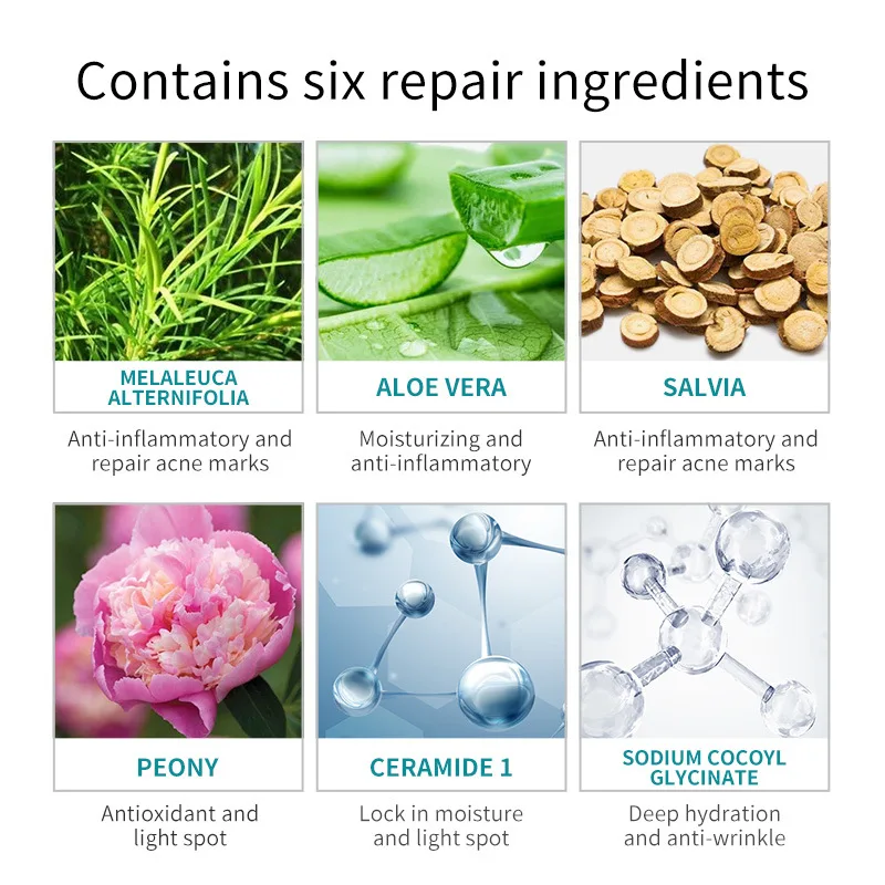 Wholesale Tea Tree Acne Facial Cleanser Deep Cleansing Balancing Water And Oil Whitening Nourishing Acne Cleanser