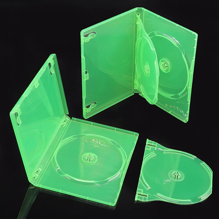 WEISHENG Wholesale Factory Plastic Clear Other Game Accessories Xbox 360 Game Box Empty Game DVD Case Xbox 360 DVD Case 2 Disc