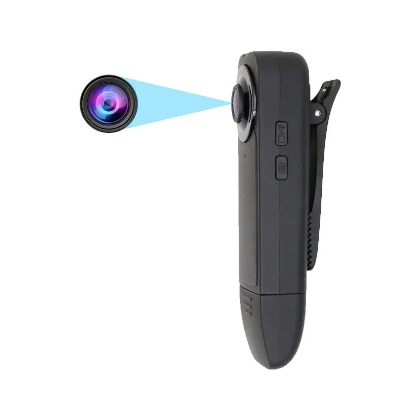 Dropship 1000mah Clip Pocket Spy Camera de surveillance PC Web Camera 1080P HD Video Recording Mini Hidden Outdoor Camera