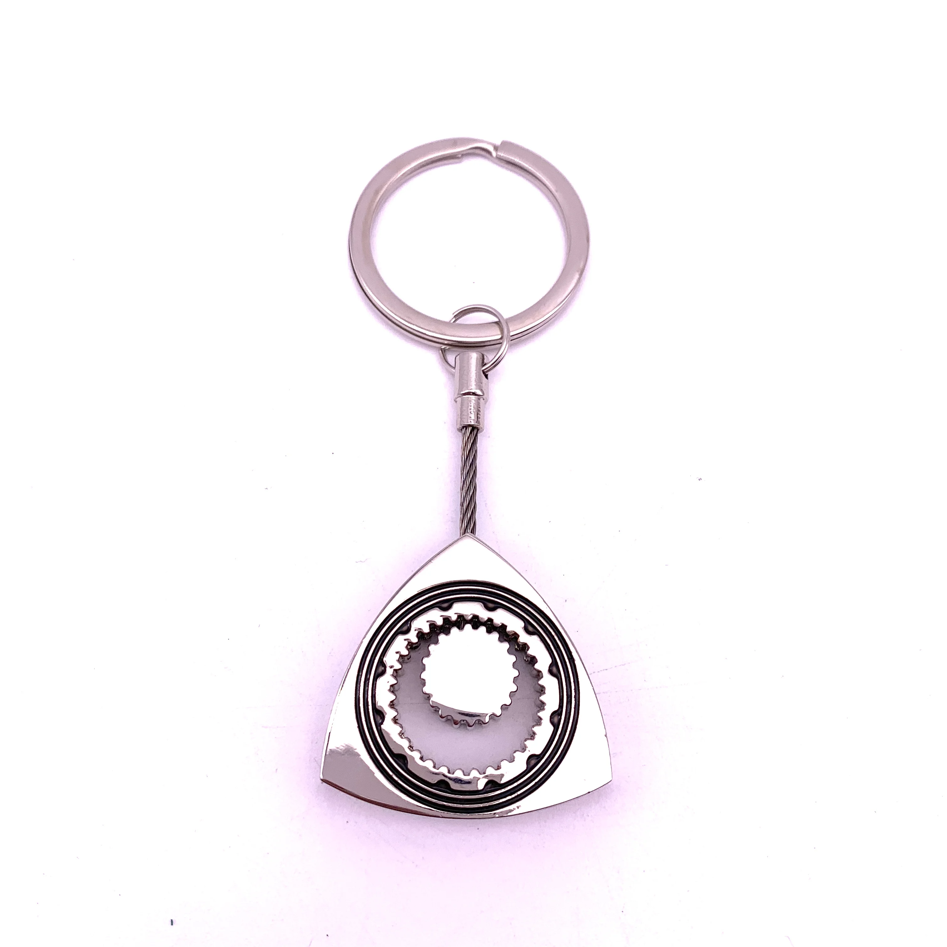 Zinc alloy keychain iron metal custom personalized enamel keyring Made in China