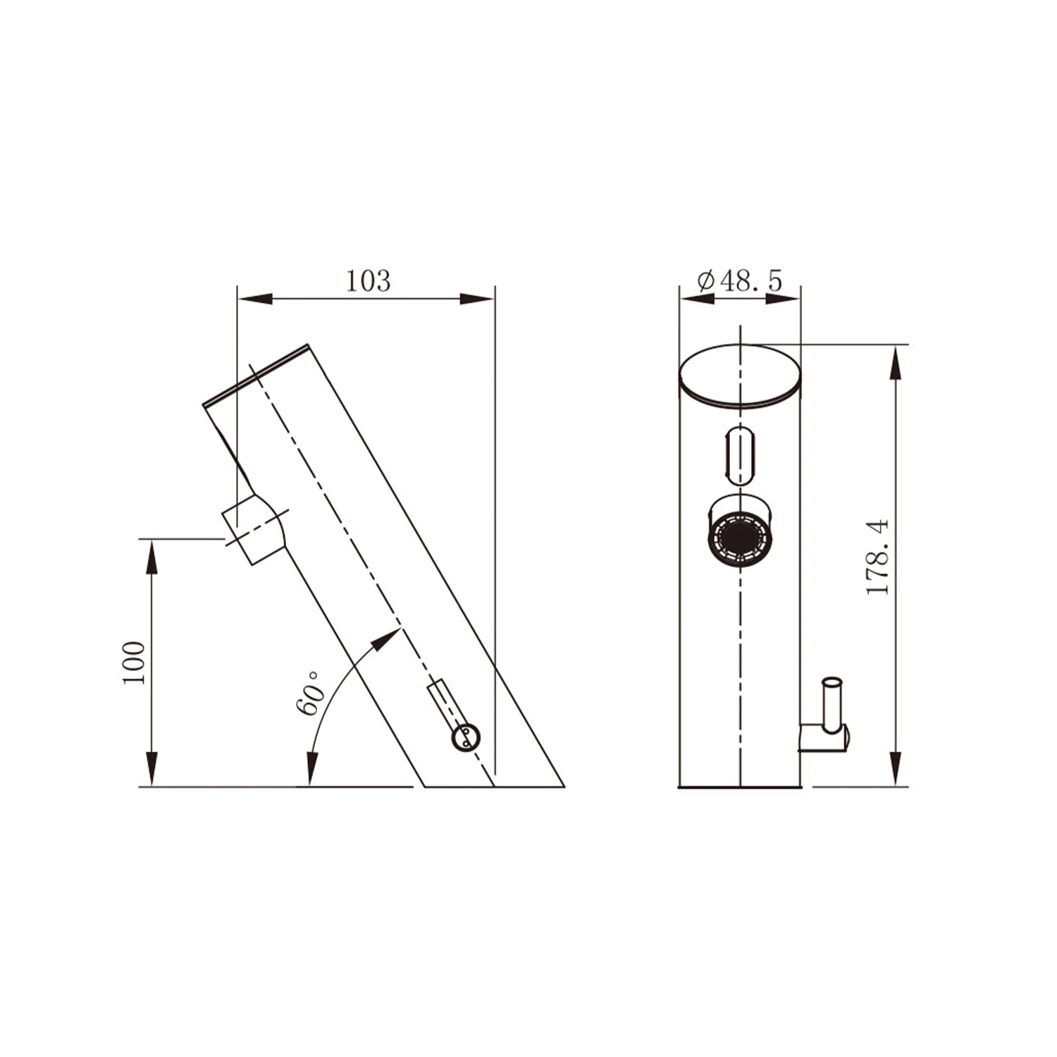 Automatic TouchlessBathroom Sense Water Faucets Smart Sink Infrared Faucet Touch Sensor Water Mixer