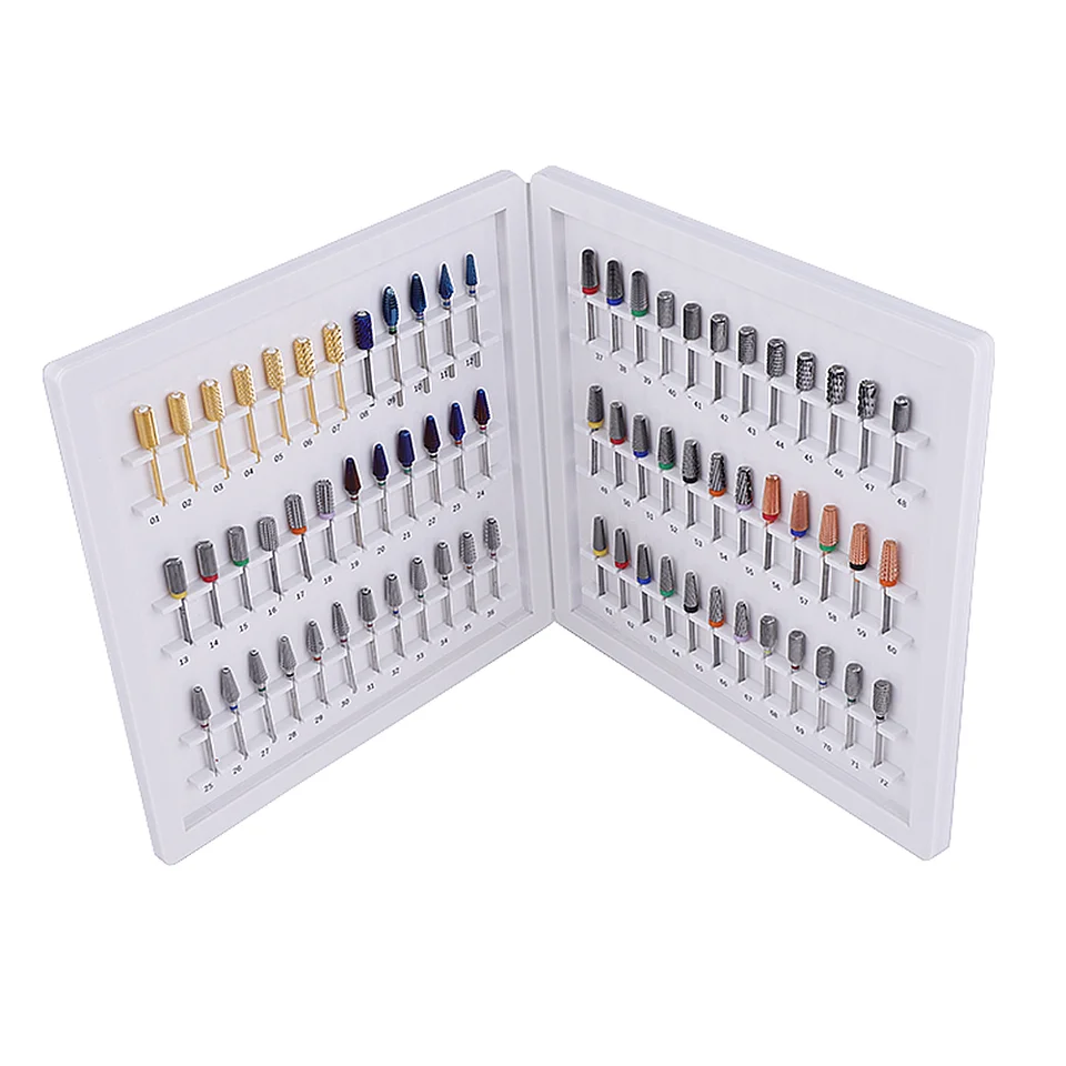 Manicure Pedicure Polish Tool Burr Grinding Cuticle Tungsten Carbide Nail Drill Bit