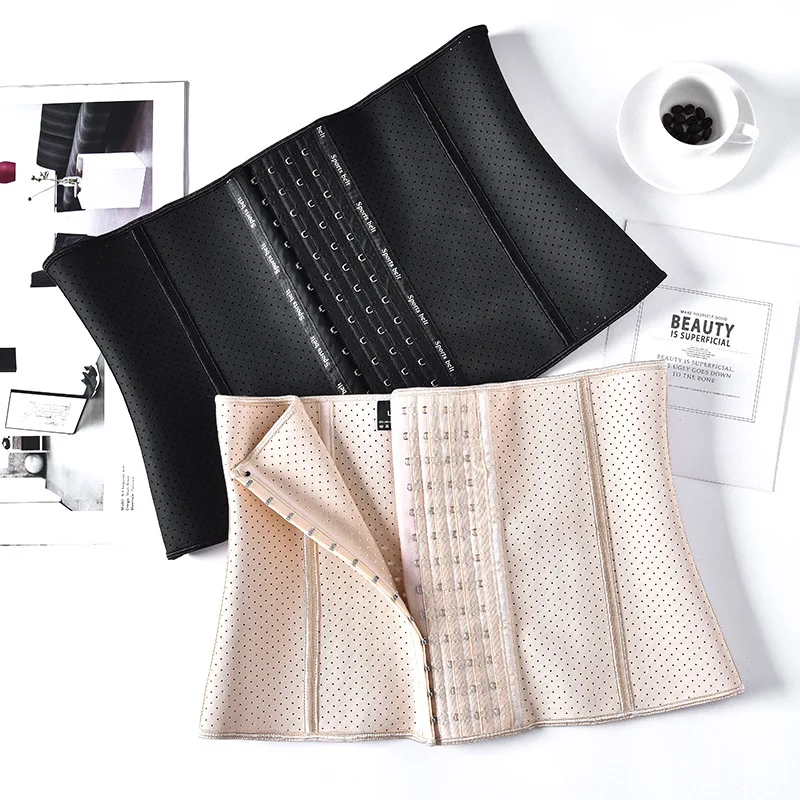 Private Label Waist Trainer Corset for Weight Loss-Lady Sliming Gym Latex Waist Cincher Shaper Sport Belt