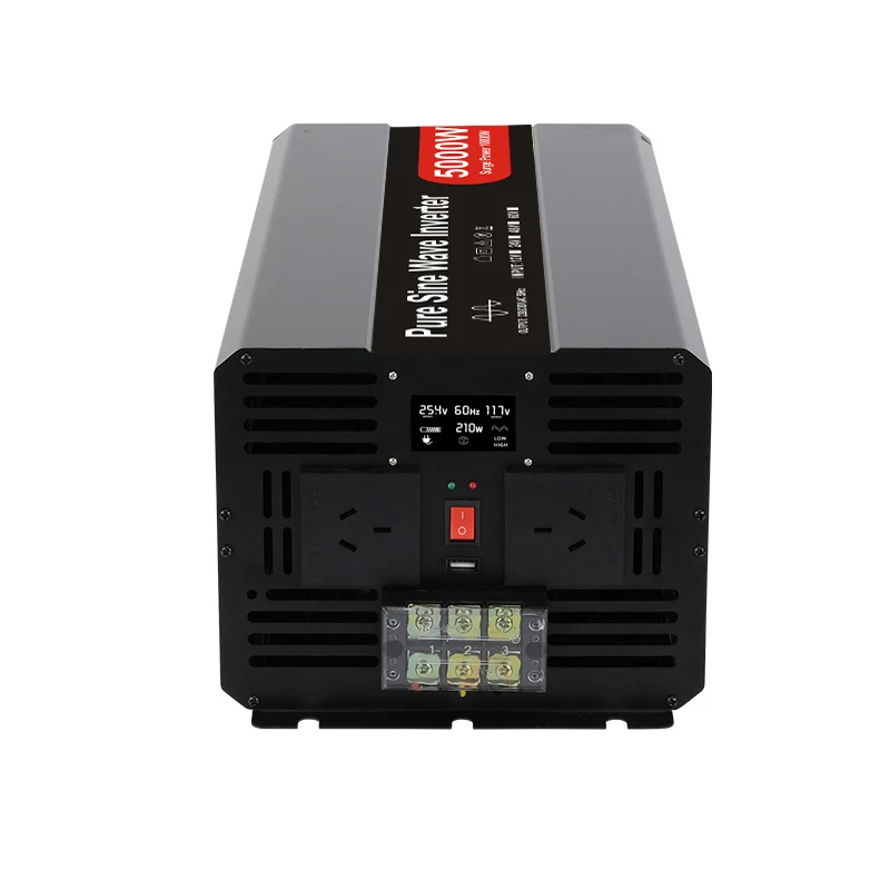 Well accepted power inverter 5000w continuous max power 10kva inverter